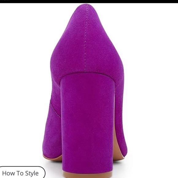 BRAND NEW IN BOX purple Vince Camuto heels size 7.5.   Currently $110 in stores - Picture 2 of 3